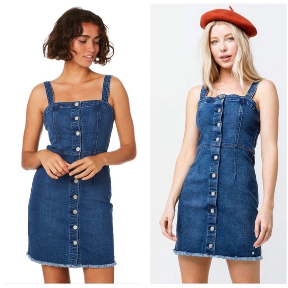 ⭐️ Host Pick ⭐️ Volcom • Denim • Small • Mini • Dress • - Picture 10 of 11